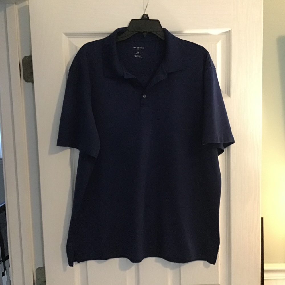 Men’s Van Heusen Air+ Men Size XL Black Short Sleeve